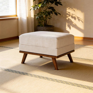 Japandi poef - Melva Beige