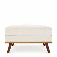 Japandi poef - Melva Beige - Mooier Thuis