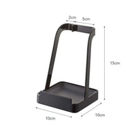 Yamazaki Tower Lepel- en dekselstandaard - Zwart