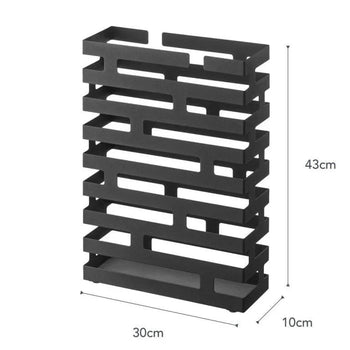 Yamazaki Brick Paraplubak rechthoekig - Zwart