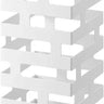 Yamazaki Brick paraplubak vierkant - wit - 15 cm breed - Mooier Thuis