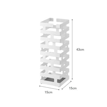 Yamazaki Brick paraplubak vierkant - wit
