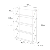 Yamazaki Frame Schoenenrek Slim 4 - Wit