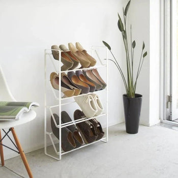 Yamazaki Schuhregal Slim 4 - Weiß