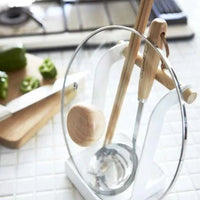 Yamazaki Tosca lepel- en dekselstandaard - wit - afbeelding 2
