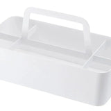 Yamazaki badkamerorganizer met handvat - groot - wit badkamer organizer - 15 cm breed - Mooier Thuis