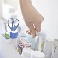 Yamazaki badkamerorganizer met handvat - groot - wit - bestel bij Mooier Thuis