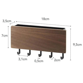 Yamazaki Rin Magnetischer Schlüsselhalter - Schwarz/Braun