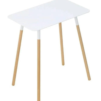 Yamazaki Schlichter quadratischer Beistelltisch – weiß