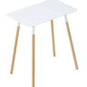 Yamazaki Effen bijzettafel vierkant - wit - 30 cm breed - Mooier Thuis