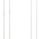 Yamazaki Tower kledingrek met wieltjes - wit kledingrek op wielen - 35 cm breed - Mooier Thuis