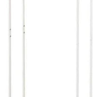 Yamazaki Tower kledingrek met wieltjes - wit - Mooier Thuis