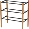 Yamazaki Plain Schoenenrek verstelbaar - Zwart - 25 cm breed - Mooier Thuis