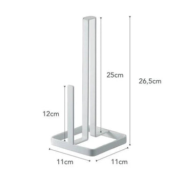 Yamazaki Tower Keukenrolhouder staand - Wit