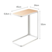 Yamazaki Frame Bijzettafel - Wit - bestel bij Mooier Thuis