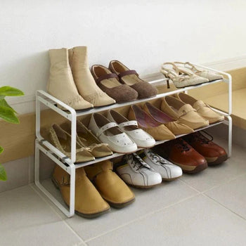 Yamazaki Schuhregal mit Rahmen – Weiß
