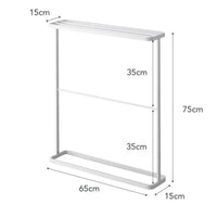 Yamazaki Tower handdoekenrek voor de badkamer - wit
