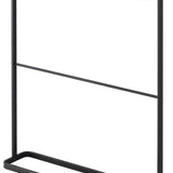 Yamazaki Tower handdoekenrek voor de badkamer - zwart handdoekrek - 15 cm breed - Mooier Thuis
