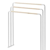 Yamazaki Eenvoudig Handdoekenrek - Wit handdoekrek - 19 cm breed - Mooier Thuis