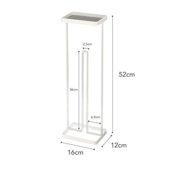 Yamazaki Tower Toilettenpapierhalter geöffnet - Weiß