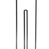 Yamazaki Tower Toiletrolhouder open - Zwart - 12 cm breed - Mooier Thuis