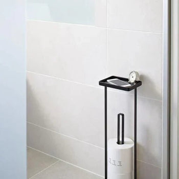 Yamazaki Tower Toilettenpapierhalter offen - Schwarz