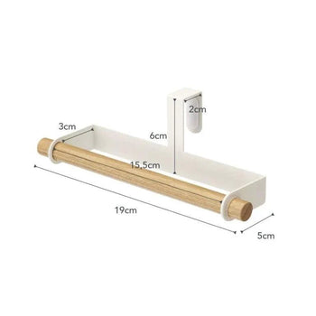 Yamazaki Tosca Keukenhanddoekrek magnetisch - Wit