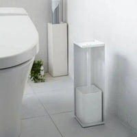 Yamazaki Tower toiletrolhouder gesloten - wit - afbeelding 2