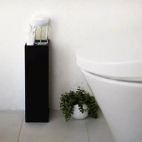 Yamazaki Tower toiletrolhouder (gesloten) - zwart - afbeelding 2