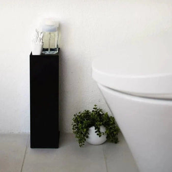 Toilettenpapierhalter für den Yamazaki-Turm (geschlossen) – schwarz