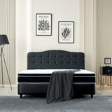 Opbergboxspring Marrakech Kunstleer Zwart – 160x200 cm - kunstleer en metaal - Mooier Thuis