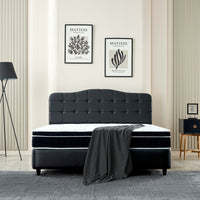 Opbergboxspring Marrakech Kunstleer Zwart – 180x200 cm