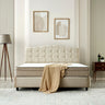 Opbergboxspring Marrakech Velvet Beige – 140x200 cm - velvet en metaal - Mooier Thuis