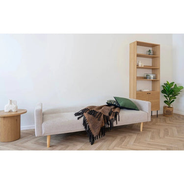 Carmel plaid wolmix - bruin - 130×170 cm