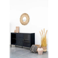 Side plaid - zwart/beige - 130×180 cm - afbeelding 2
