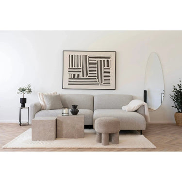 Galena plaid kunstbont - wit - 130×180 cm