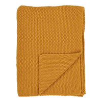 Santos plaid - ocher - 130×170 cm - Mooier Thuis