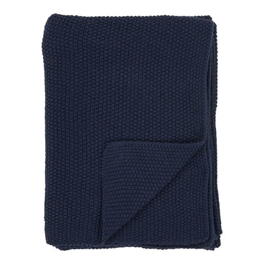 Santos plaid - donkerblauw - 130×170 cm