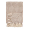 Bursa plaid - taupe - 130×180 cm plaid/deken - 80% gerecycled katoen, 20% polyester - Mooier Thuis