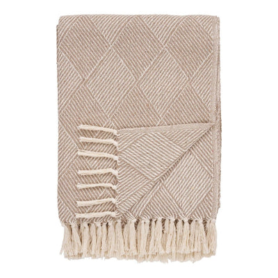 Bursa-Karo – Taupe – 130 × 180 cm