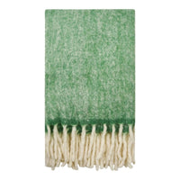 Carmel plaid wolmix - groen - 130×170 cm - Mooier Thuis