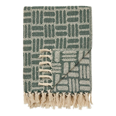 Adana plaid - groen - 130×180 cm
