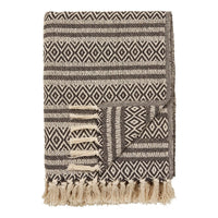 Adana plaid - bruin - 130×180 cm - Mooier Thuis