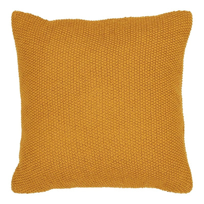 Santos Dekokissen aus recycelter Baumwolle – Ocker – 45 × 45 cm
