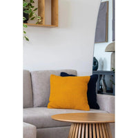 Santos sierkussen gerecycled katoen - oker - 45×45 cm - afbeelding 2
