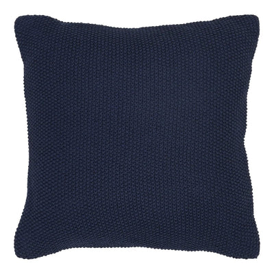 Santos Dekokissen aus recycelter Baumwolle – Dunkelblau – 45 × 45 cm