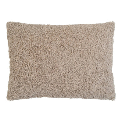 Dekokissen Tavira Bouclé – grau/braun – 45 × 60 cm