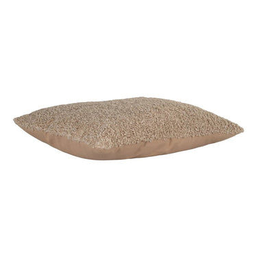 Tavira bouclé sierkussen - grijs/bruin - 45×60 cm