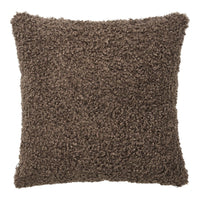 Tavira bouclé sierkussen - donkergrijs - 45×45 cm - Mooier Thuis