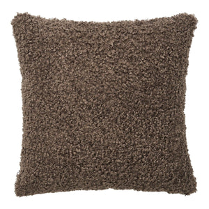 Tavira bouclé sierkussen - donkergrijs - 45×45 cm